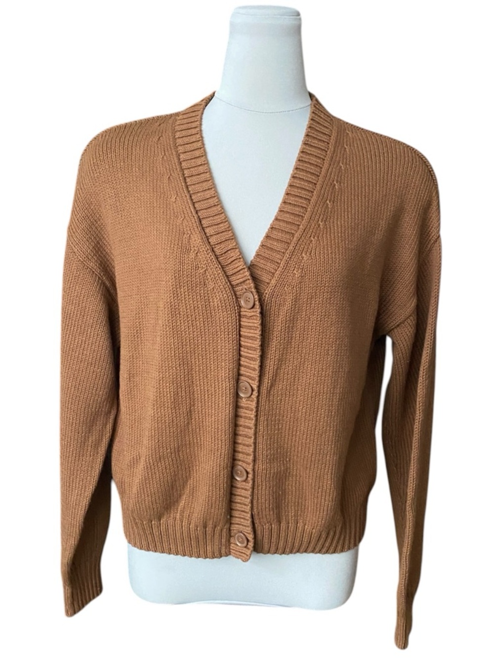 Gap Cotton Blend Cropped Cardigan